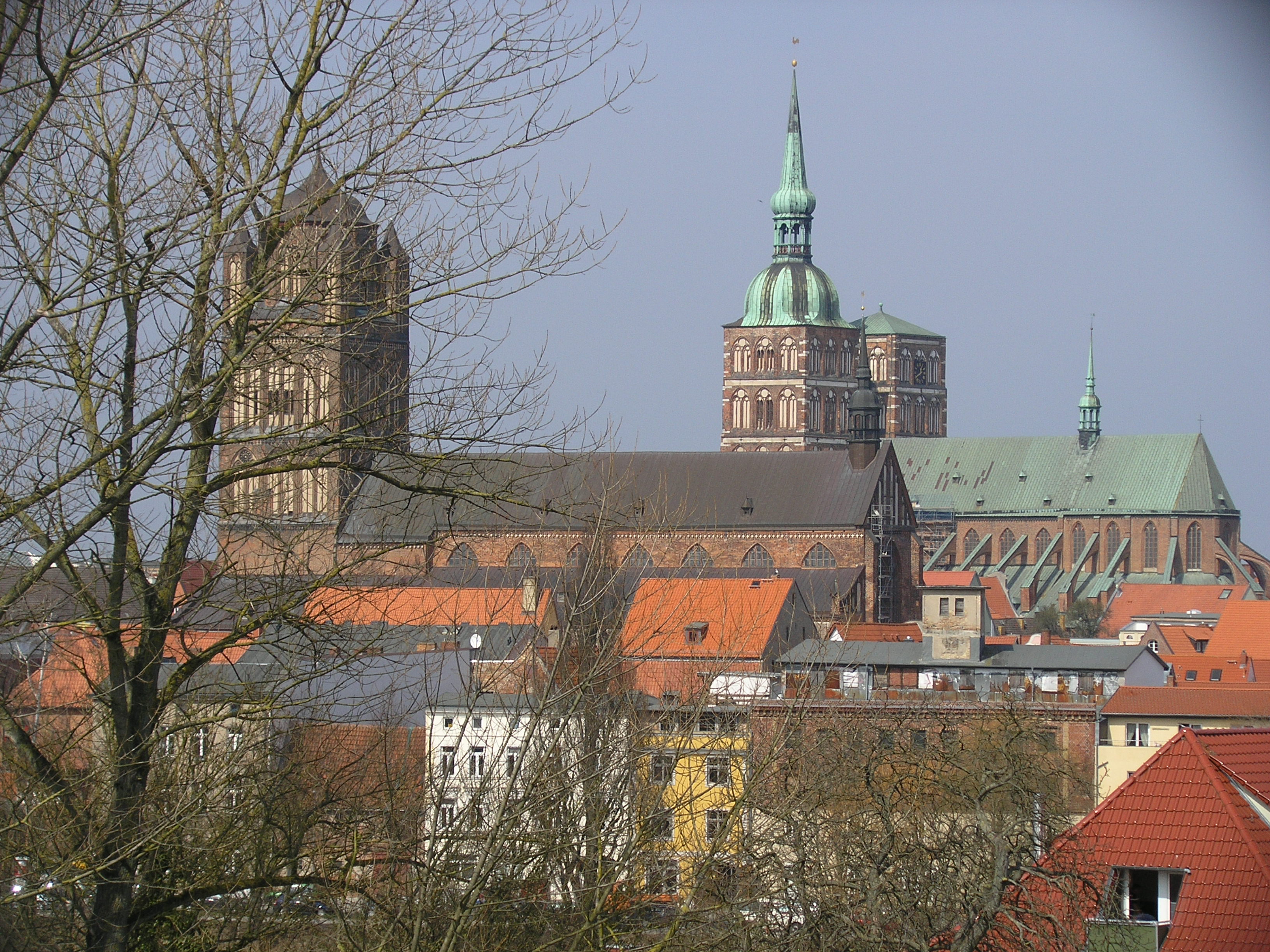 Blick ueber Stralsund